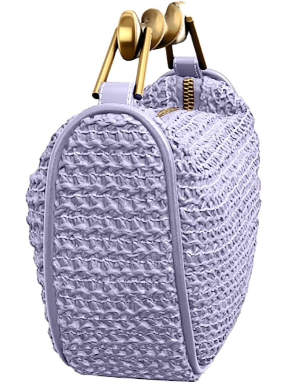 Mini Handmade Straw Crossbody Bags for Women Summer Beach Satchel Purse Fashion - Picture 4 of 6